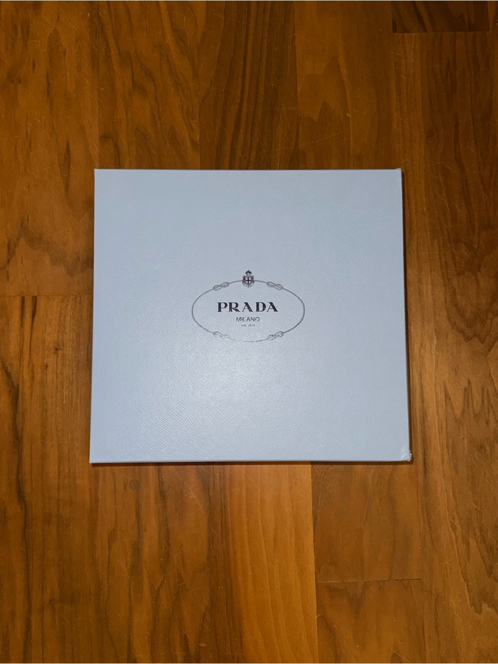 Prada Blue Shoe Box - EMPTY